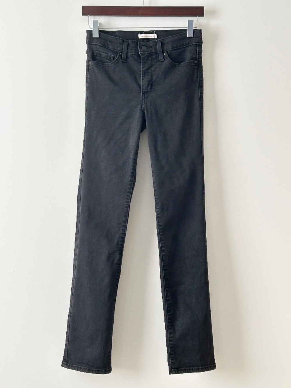 Levis 314 Shaping Straight Leg Black Jeans